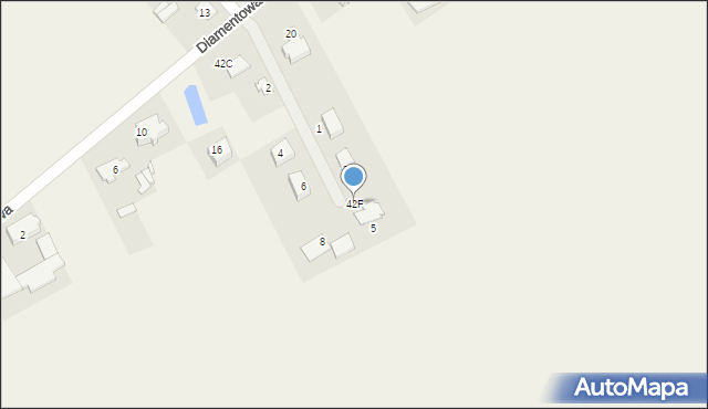 Nużewo, Nużewo, 42F, mapa Nużewo