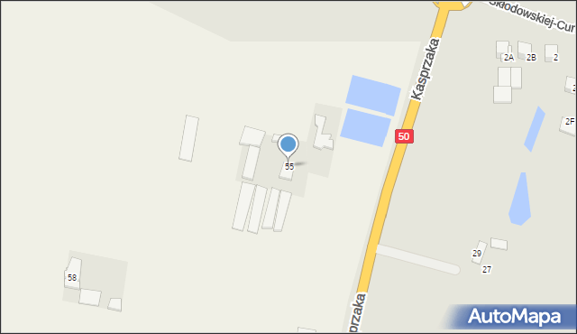 Nużewo, Nużewo, 55, mapa Nużewo