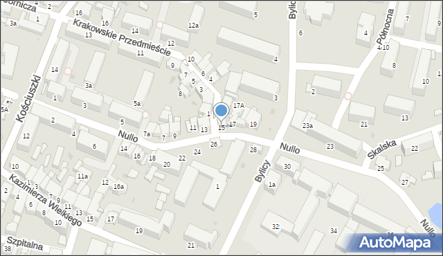 Olkusz, Nullo Francesco, płk., 15, mapa Olkusz