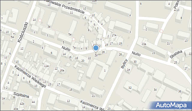 Olkusz, Nullo Francesco, płk., 24, mapa Olkusz