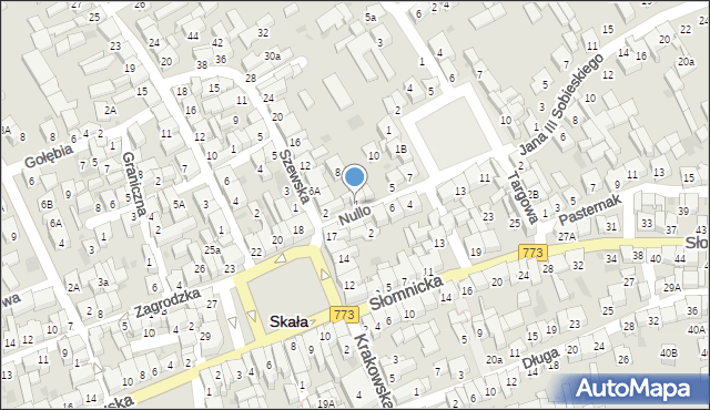 Skała, Nullo Francesco, płk., 1, mapa Skała
