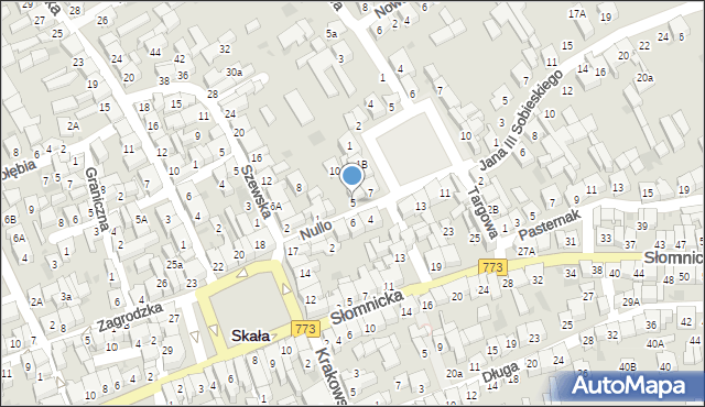Skała, Nullo Francesco, płk., 5, mapa Skała