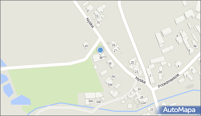 Biała, Nyska, 38, mapa Biała