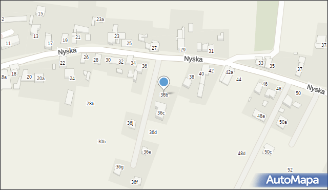 Goświnowice, Nyska, 36b, mapa Goświnowice