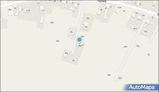 Goświnowice, Nyska, 36e, mapa Goświnowice