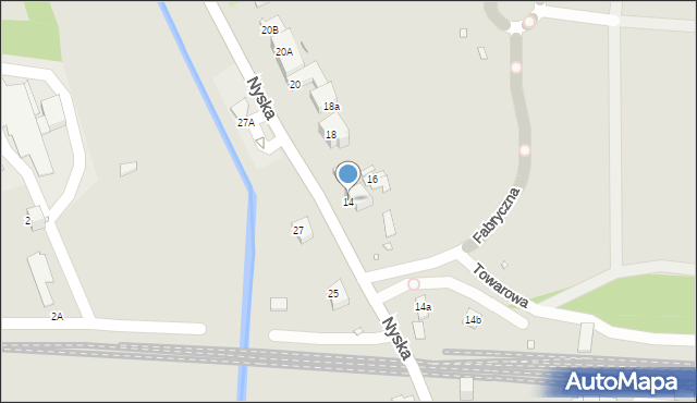 Prudnik, Nyska, 14, mapa Prudnik