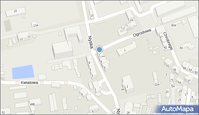 Prudnik, Nyska, 8, mapa Prudnik