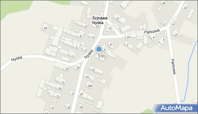 Ścinawa Nyska, Nyska, 2, mapa Ścinawa Nyska
