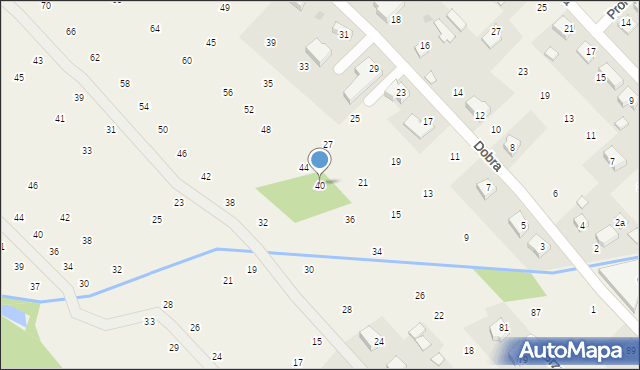 Brzozówka, o. Józefa Frassinettiego, 40, mapa Brzozówka
