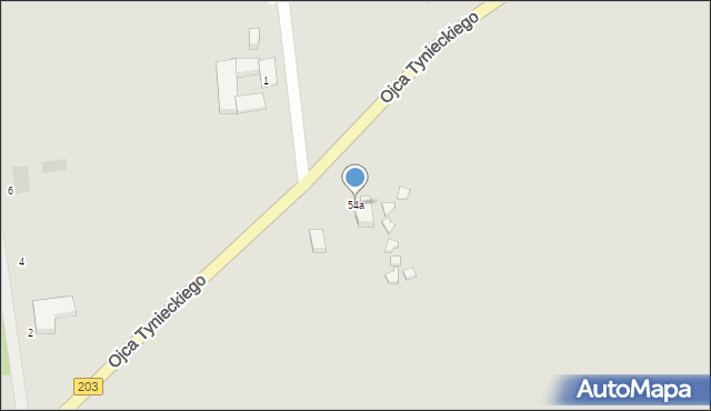Darłowo, o. Tynieckiego Damiana, 54a, mapa Darłowo