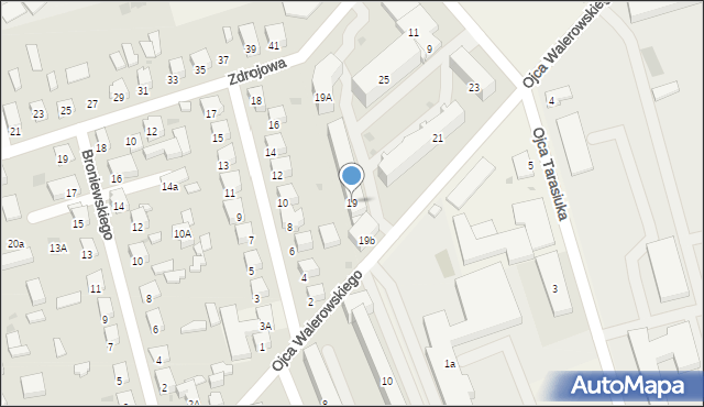 Kleosin, o. Janusza Walerowskiego, 19, mapa Kleosin