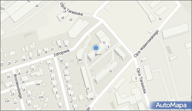 Kleosin, o. Janusza Walerowskiego, 25, mapa Kleosin