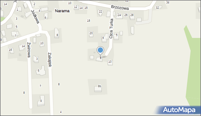 Narama, o. gen. Stanisława Turka, 8, mapa Narama