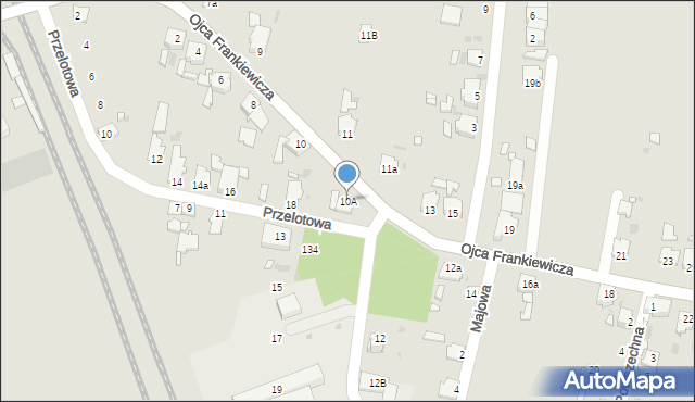 Opole, o. Edwarda Frankiewicza, 10A, mapa Opola