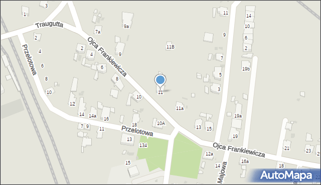 Opole, o. Edwarda Frankiewicza, 11, mapa Opola