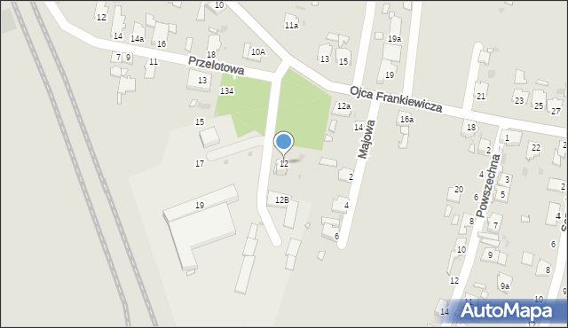 Opole, o. Edwarda Frankiewicza, 12, mapa Opola