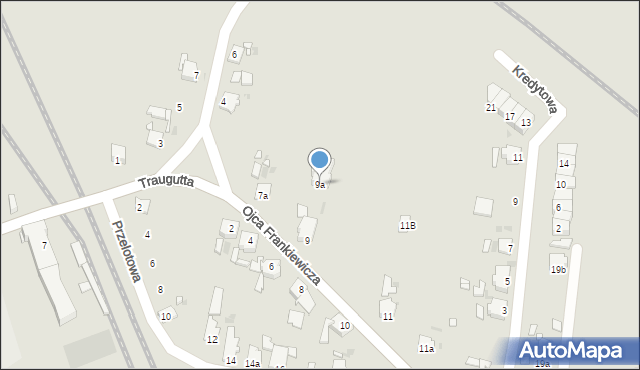 Opole, o. Edwarda Frankiewicza, 9a, mapa Opola
