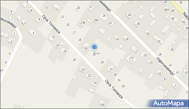 Orchówek, o. Tomasza, 23, mapa Orchówek