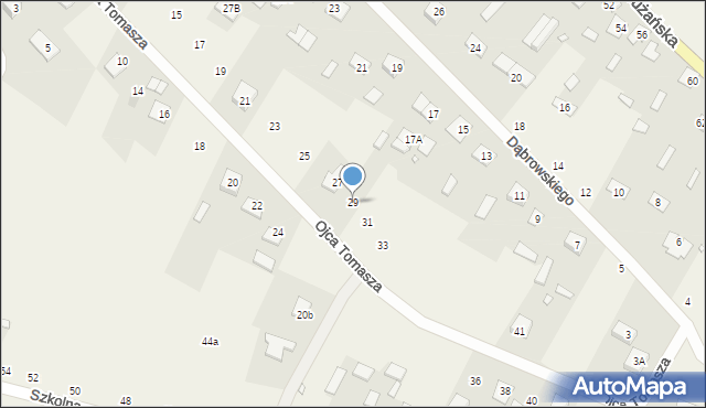 Orchówek, o. Tomasza, 29, mapa Orchówek