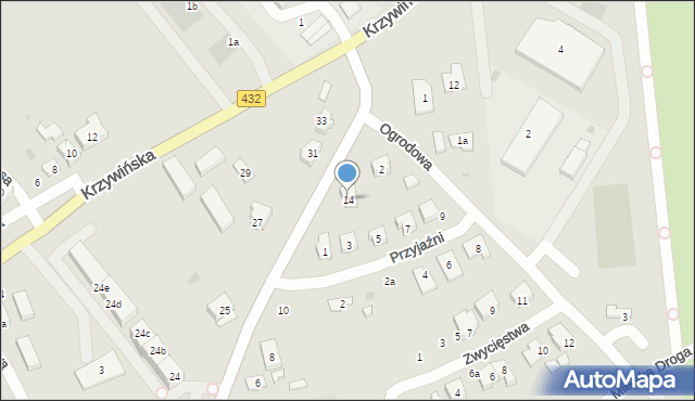 Osieczna, o. Edwarda Frankiewicza, 14, mapa Osieczna