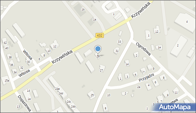 Osieczna, o. Edwarda Frankiewicza, 29, mapa Osieczna