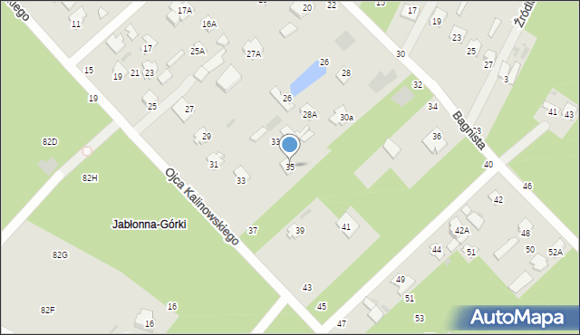 Otwock, o. Rafała Kalinowskiego, 35, mapa Otwock