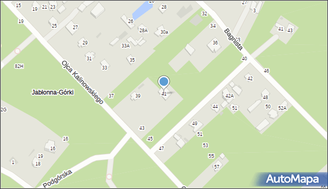 Otwock, o. Rafała Kalinowskiego, 41, mapa Otwock
