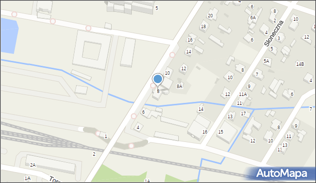 Paprotnia, o. Maksymiliana Marii Kolbego, 8, mapa Paprotnia