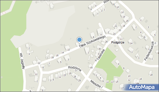 Przemyśl, o. Krystyna Szykowskiego, 8, mapa Przemyśla