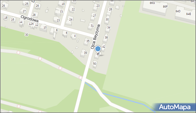 Wrocław, o. Beyzyma, 48, mapa Wrocławia
