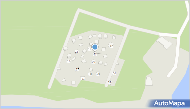 Augustów, Obrońców Westerplatte, 21, mapa Augustów