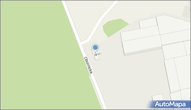 Bolechowo-Osiedle, Obornicka, 18, mapa Bolechowo-Osiedle