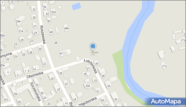 Bydgoszcz, Obornicka, 21, mapa Bydgoszczy