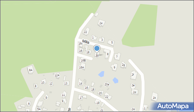 Bytom, Obrońców Westerplatte, 20, mapa Bytomia
