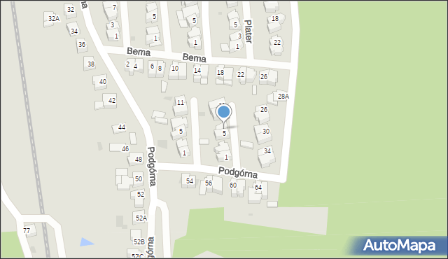 Chodzież, Obrońców Westerplatte, 7, mapa Chodzież