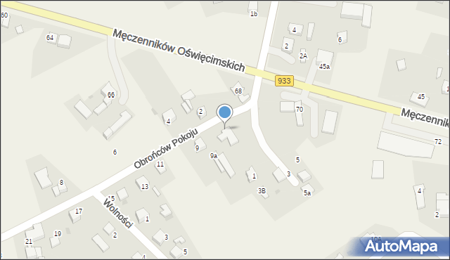 Ćwiklice, Obrońców Pokoju, 7a, mapa Ćwiklice