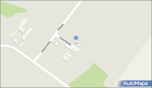 Czarnków, Obornicka, 6, mapa Czarnków