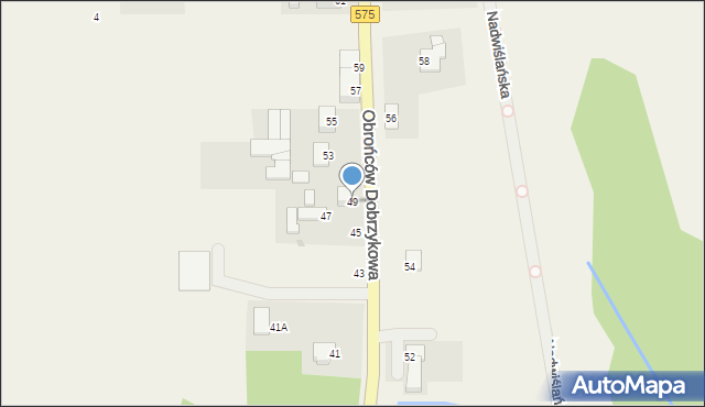 Dobrzyków, Obrońców Dobrzykowa, 49, mapa Dobrzyków