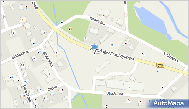 Dobrzyków, Obrońców Dobrzykowa, 5, mapa Dobrzyków