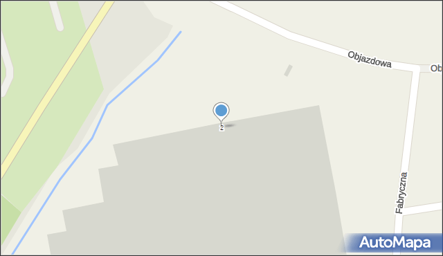 Dobrzykowice, Objazdowa, 2, mapa Dobrzykowice