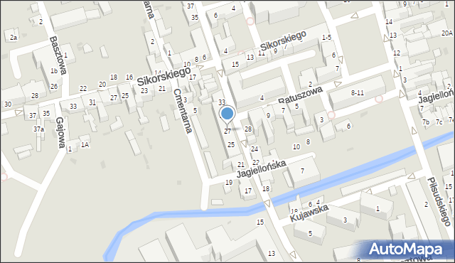 Drawsko Pomorskie, Obrońców Westerplatte, 27, mapa Drawsko Pomorskie