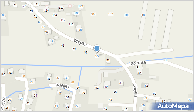 Gdów, Obrytka, 55, mapa Gdów