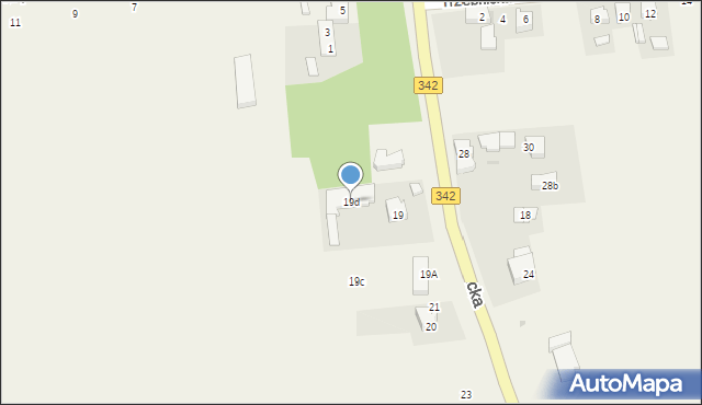 Golędzinów, Obornicka, 19d, mapa Golędzinów