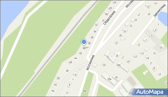 Gołubie, Objazdowa, 40, mapa Gołubie