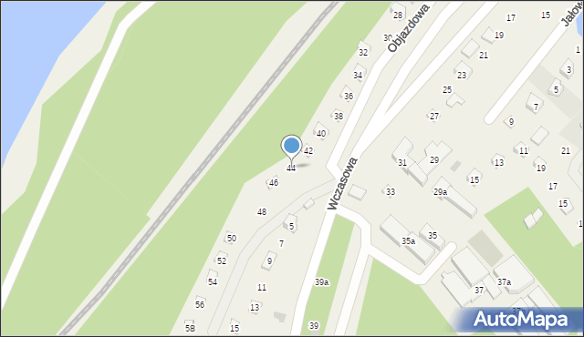 Gołubie, Objazdowa, 44, mapa Gołubie