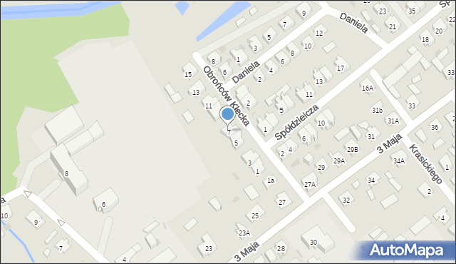 Janowiec Wielkopolski, Obrońców Kłecka, 7, mapa Janowiec Wielkopolski