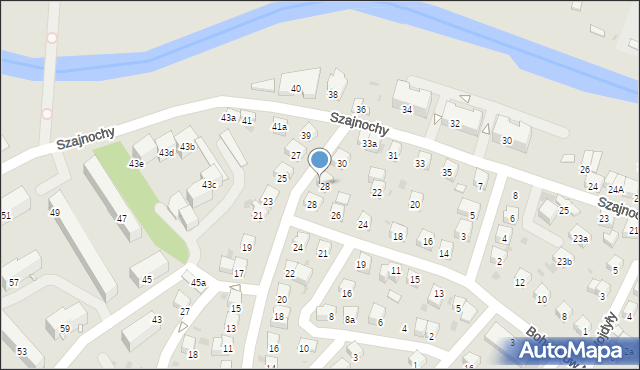 Jasło, Obrońców Westerplatte, 34, mapa Jasła