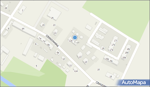 Jerzmanowa, Obiszowska, 12d, mapa Jerzmanowa