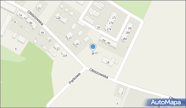 Jerzmanowa, Obiszowska, 16, mapa Jerzmanowa