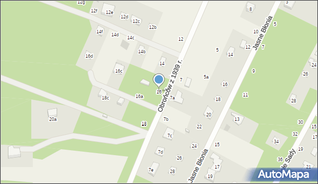 Kębliny, Obrońców z 1939 r., 16, mapa Kębliny